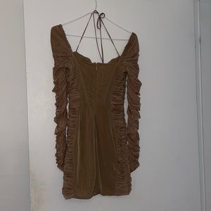 House of CB SEBASTIANA RUCHED CORSET MINI DRESS